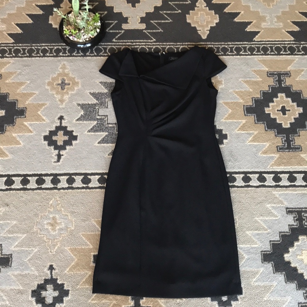 Tahari black dress